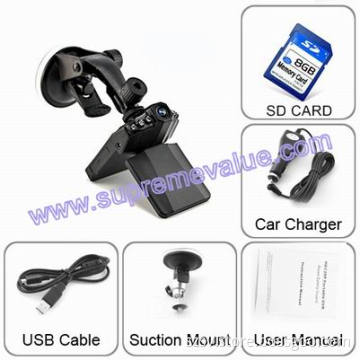 real 720P HD car camera with 2.5 inch LCD for driving recording